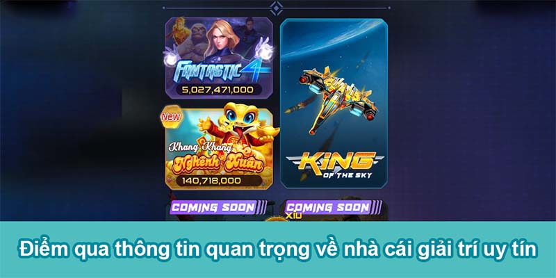 Điểm qua thông tin quan trọng về nhà cái giải trí uy tín