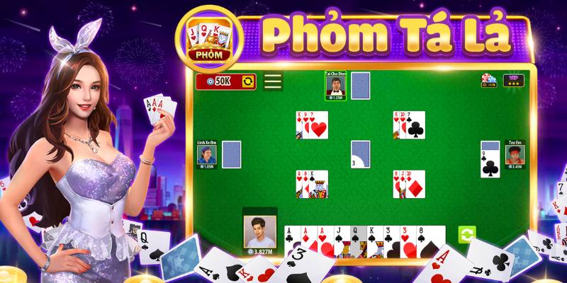 Thông tin giới thiệu về tựa game Phỏm đến cho khách hàng